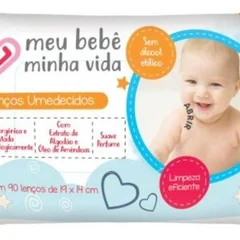 Lenço umedecido meu bebê minha vida