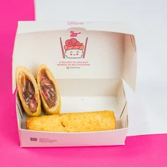 Rolinho de chocolate com morango - 2 Unidades