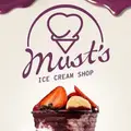 musts ice cream shop  logo