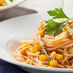 Macarrão com  frango