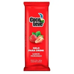 Gelo para Drink Morango Coco Leve 200ml