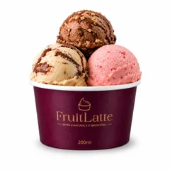 Sorvete Napolitano Premium Fruitlatte