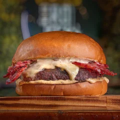 Burguer - Punk Rock - Para os Amantes de Bacon Crocante.