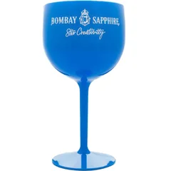 TACA DE ACRILICO  DE GIN BOMBAY SAPPHIRE NA COR AZUL 
