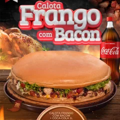 Combo Calota Frango com Bacon + Coca-Cola 1L