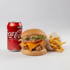 Combo Hey! Burger + Batata Frita P + Bebida Lata