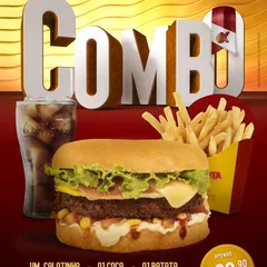 Combo Calotinha Especial + Fritas P + Coca Cola 200ml