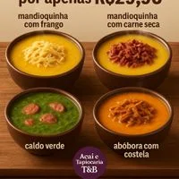 Promoção de 2 caldo de 500 ml