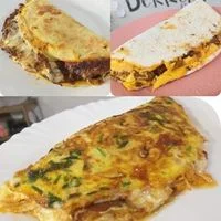 CREPIOCA FRANGO C/ BACON E QUEIJO 