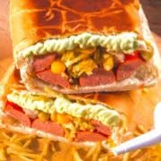 Hot Dog Bacon Cheedar