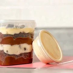 Bolo no Pote Oreo + Brigadeiro Ninho de Colher