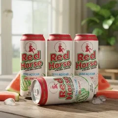 RED HORSE MORANGO E PESSEGO ZERO ACUCAR 473ML 