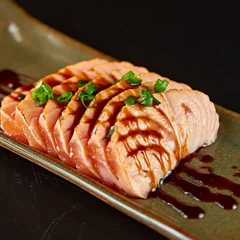 Sashimi salmão maçaricado