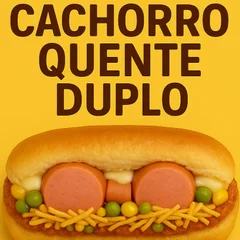 Cachorro quente duplo