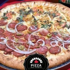 Pizza Grande Calabresa e Margerita