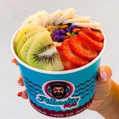 Açai Copo De 500 Ml + 9 Toppings Grátis.