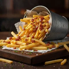 Batata Ostentação (Cheddar e Bacon)