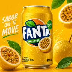 Fanta maracujá lata 350ml