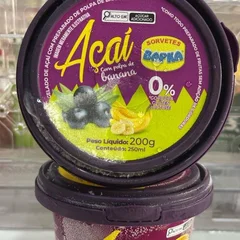Sorvete Bapka Açai Com Polpa De Bababa 200g