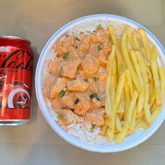 Strogonoff Frango & Fritas + lata Coca Zero + R$ 14,99 leve outra marmitex