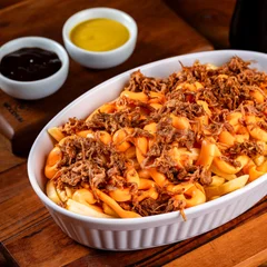 Batata com Costela Desfiada e Cheddar 500g