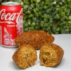 Oferta 25 Unidades de Kibe + Coca Cola Lata (Serve 1 Pessoa)