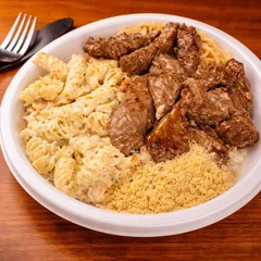 Isca De Contra Filé Com Purê De Batata