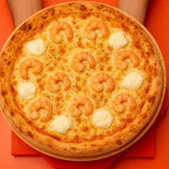 Pizza G| Camarão com Creme Cheese