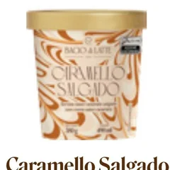 Pote Sorvete Bacio Caramelo Salgado