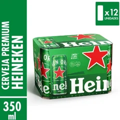 Cerveja Lager Heineken 350ml