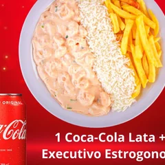 Executivo Estrogonofe Cremoso + 1 Coca-Cola Original Lata 350ml