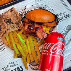 🍔🥤🍟 Combo Smash Rock 2.0 + Batata + Coca-Lata