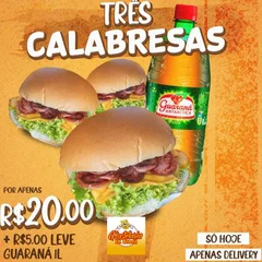 3 X-calabresa 