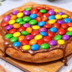 Confete com chocolate ao leite