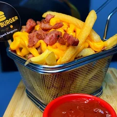 Batata Frita + bacon + Cheddar
