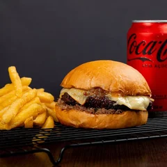 Combo Luís Xiv "Rei Sol" (Burger + batata + refri)