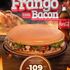 COMBO Calota Frango com Bacon + coca 1L