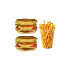 2 X Prensado + Batata Frita