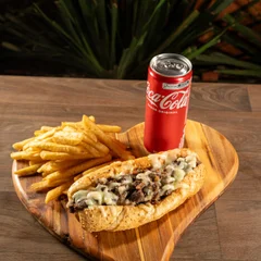 COMBO Pão Recheado Misto #Batata + Bebida.