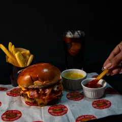 TRANQUILÃO SMASH + BATATA + COCA COLA 350ML