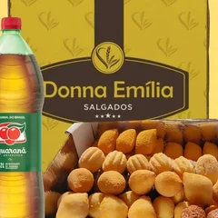 100 Salgados + Guaraná Antárctica 2 litros