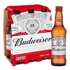 BUDIWEISER LONG 330ML NO FD C/12 UNIDADES 