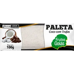 Paleta Coco com Trufas Frutos de Goias