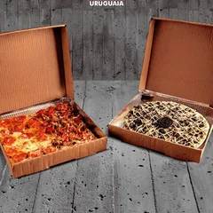 Pizza Calabresa + Pizza 2 Amores