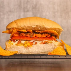 Hot Dog Prensado - Nachos