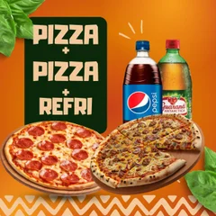 Promo 2 Pizzas Salgadas + Refri 1l