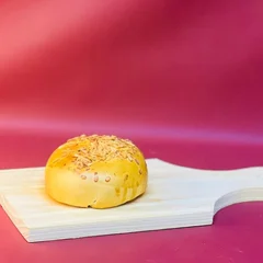Pão de batata de frango