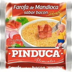 PINDUCA FAROFA DE MANDIOCA COM BACON 250G