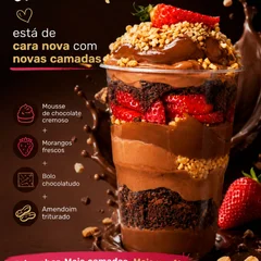 Copo da felicidade - chocoMousse 300 ml