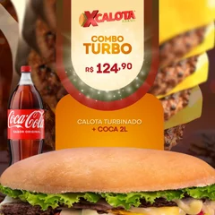 COMBO Calota Turbinado + COCA 2l